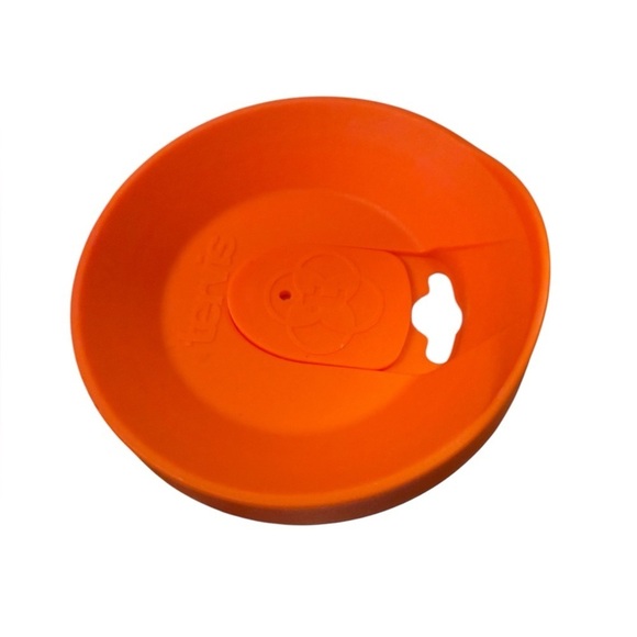 Dunkin’ Clear Insulated Tumbler with Orange Lid - Picture 4 of 5